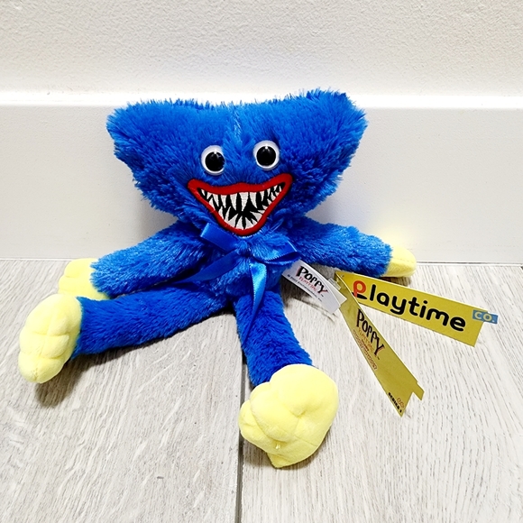 Poppy Playtime Scary Huggy Wuggy 8" Plush - Picture 1 of 2